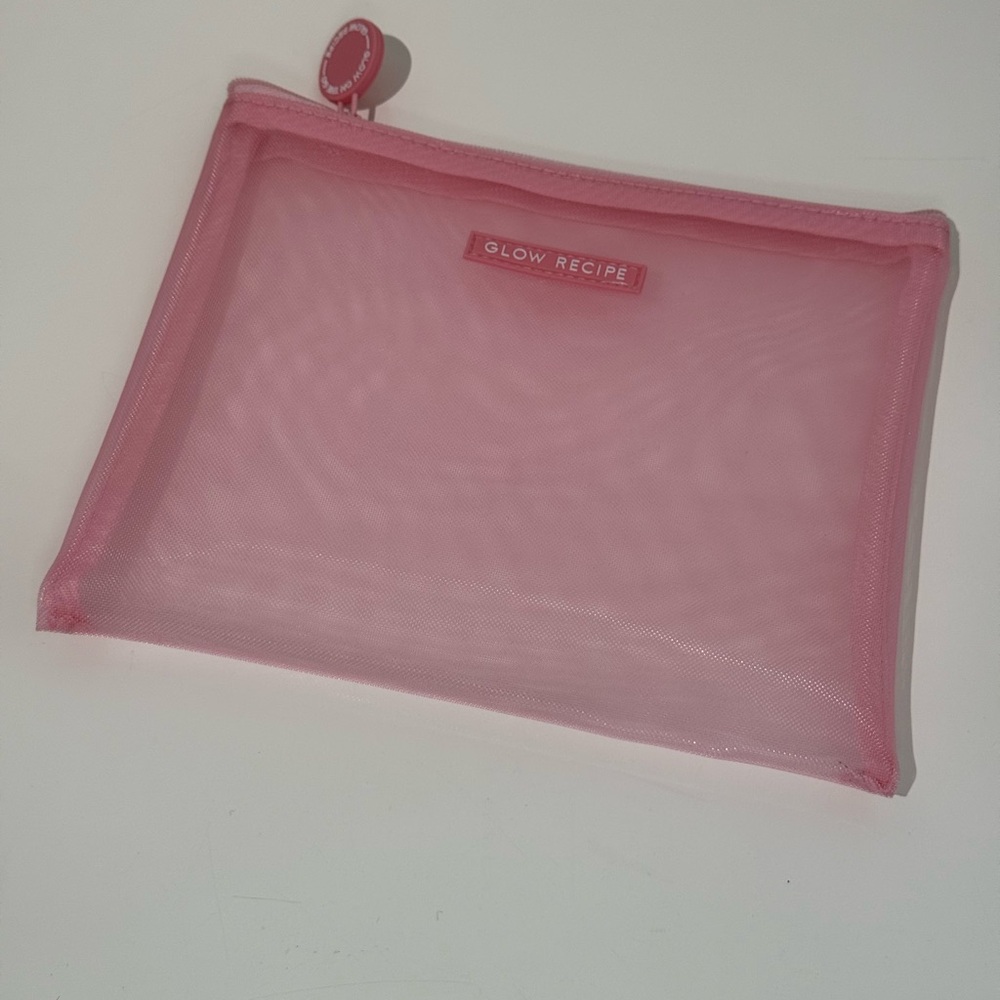 Glow Recipe Pink Cosmetic Pouch